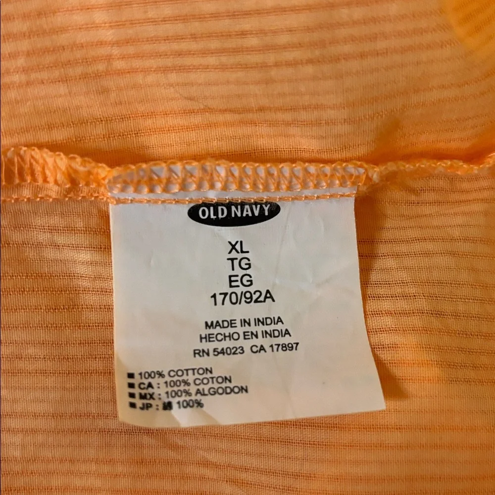 Women's Peach Shirt 100% cotton - Picture 5 of 6